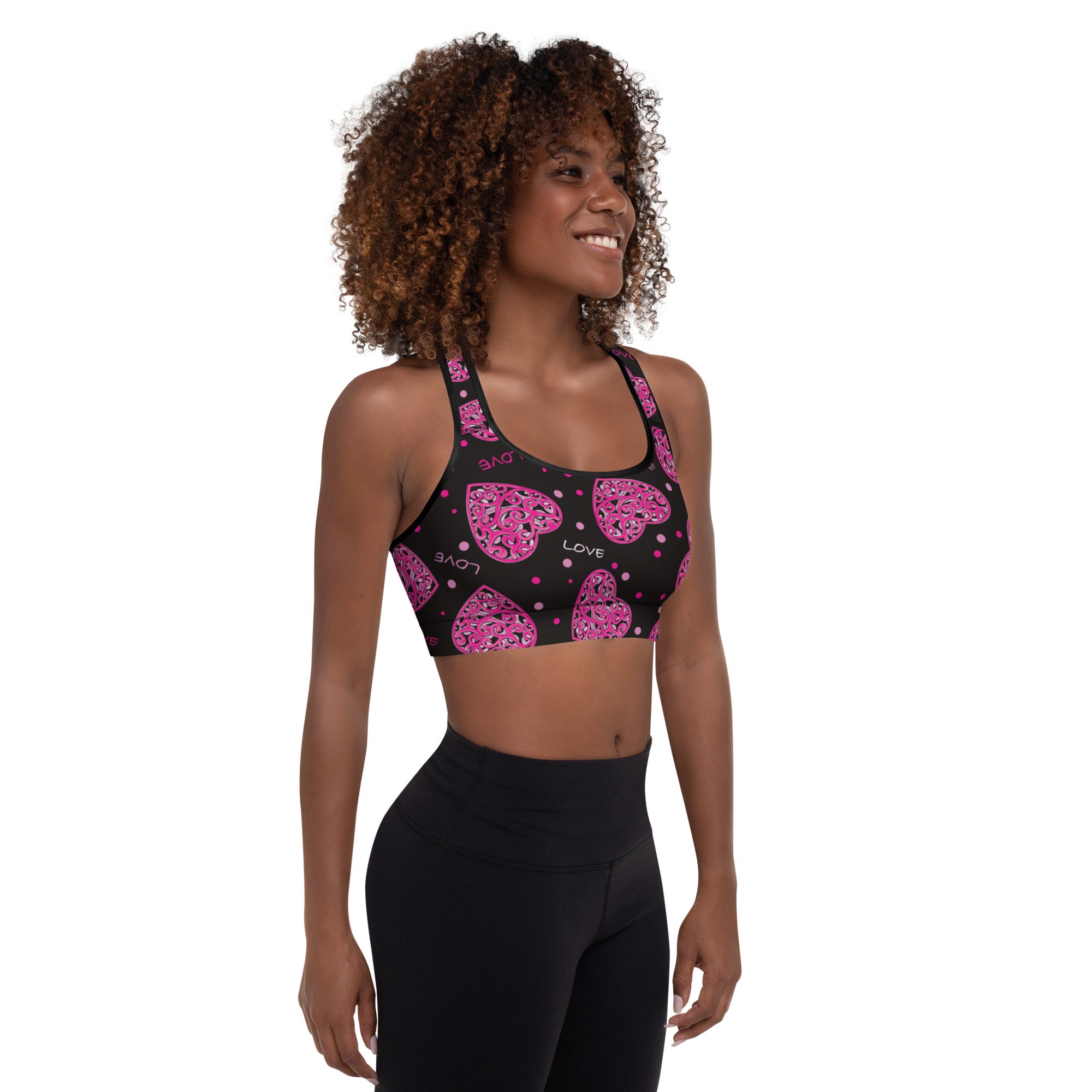 Luv Hearts Sports Bra